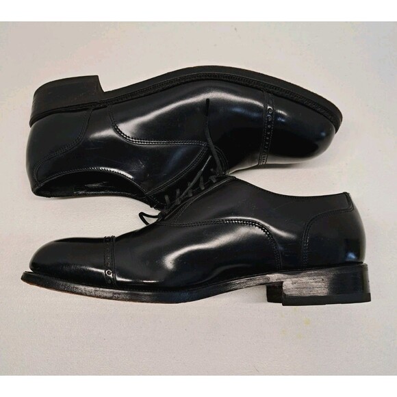 Florsheim Men\'s 8 D Leather Cap Toe Lace Front Oxford Dress Shoes 17067 01 main image 8